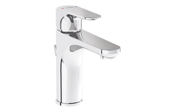 VitrA Root Round Basin Mixer w/Waste Lever - Chrome